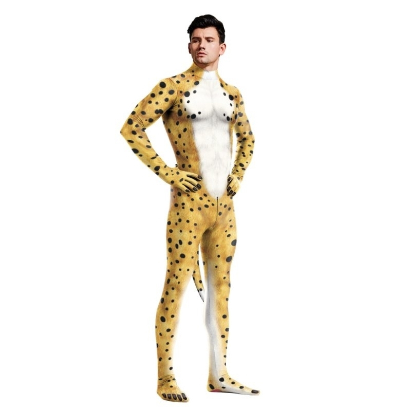 combinaison cosplay marsupilami jaune 1