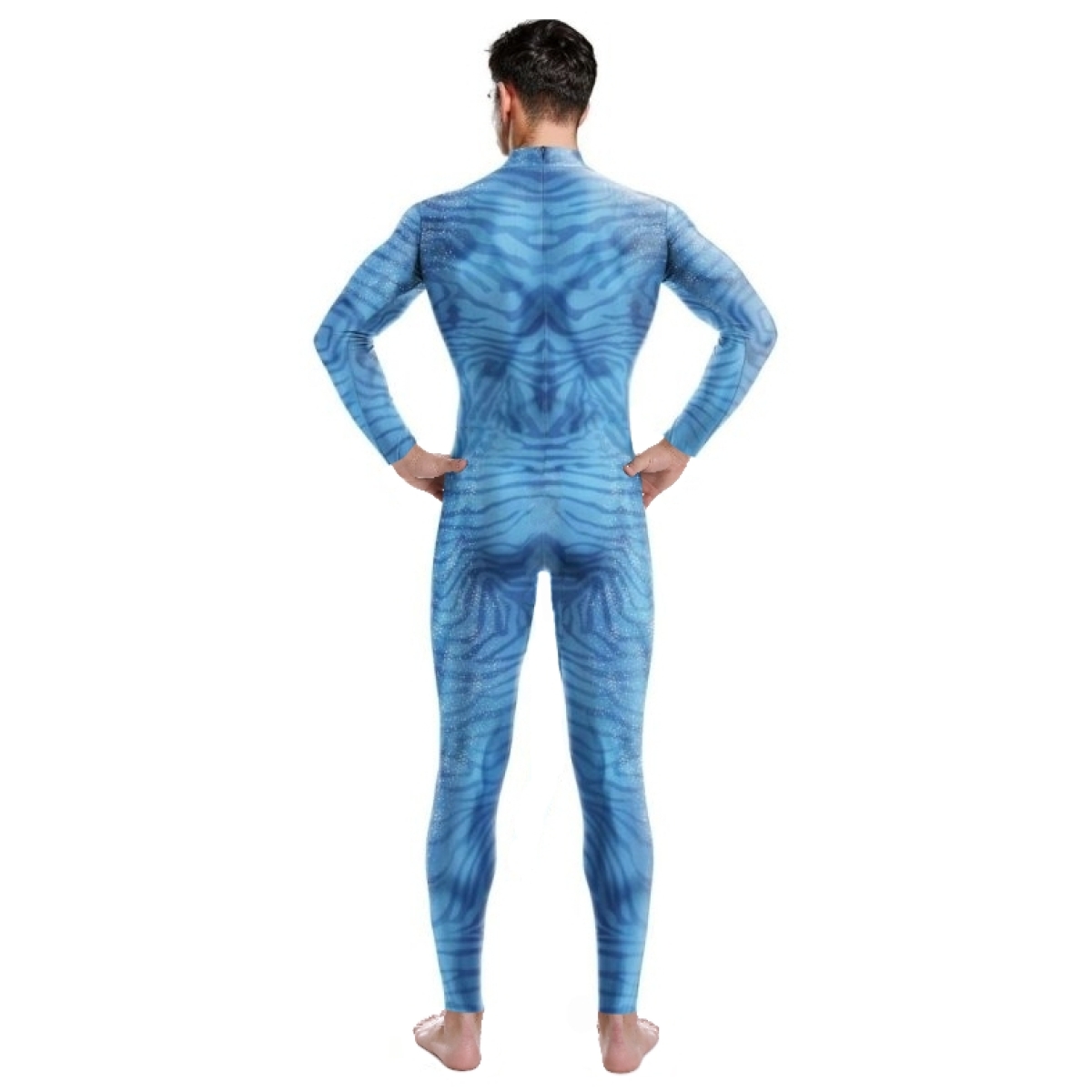 combinaison cosplay sous les mers fish bleue 1