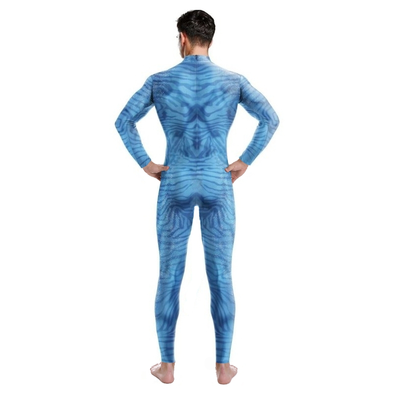 combinaison cosplay sous les mers fish bleue 1
