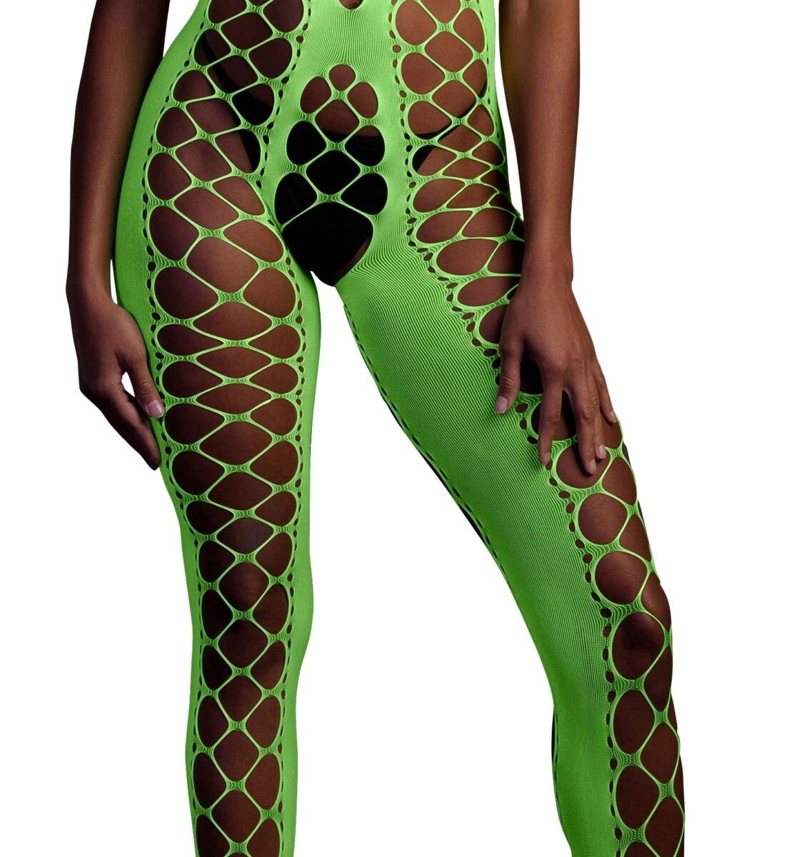 combinaison filet et dos nu vert fluo scaled