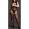 combinaison motifs floraux anabella noir scaled