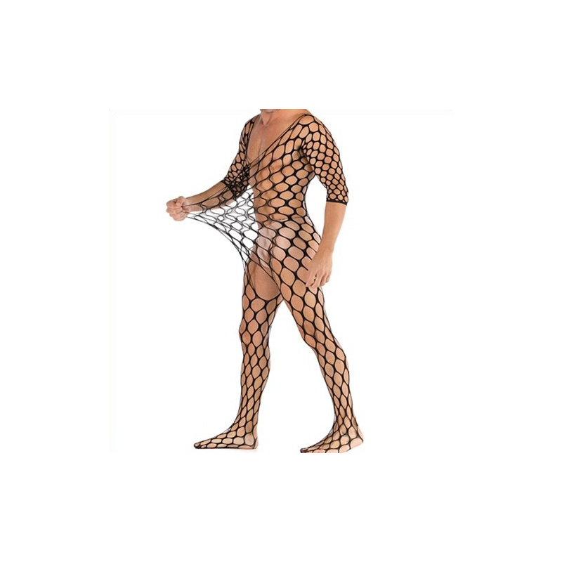 combinaison ouverte mesh titanium 2