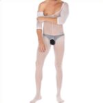 combinaison ouverte moskow blanc 4