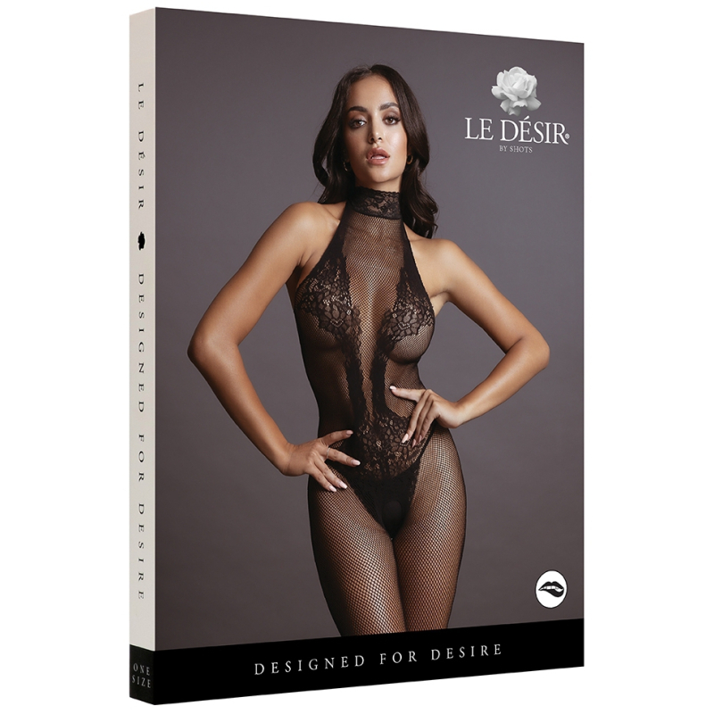 combinaison sexy fishnet lace noir 2