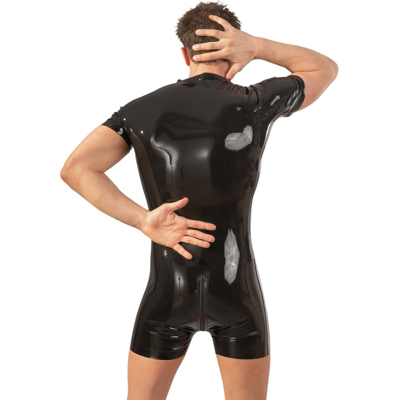 combinaison short en latex 1