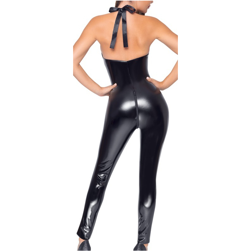 combinaison vinyl all noire 1