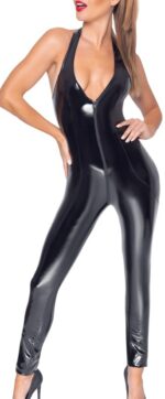 combinaison vinyl all noire