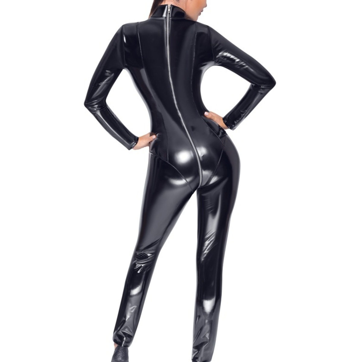 combinaison vinyl overall noire 1