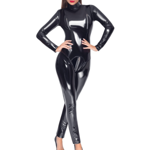 combinaison vinyl overall noire