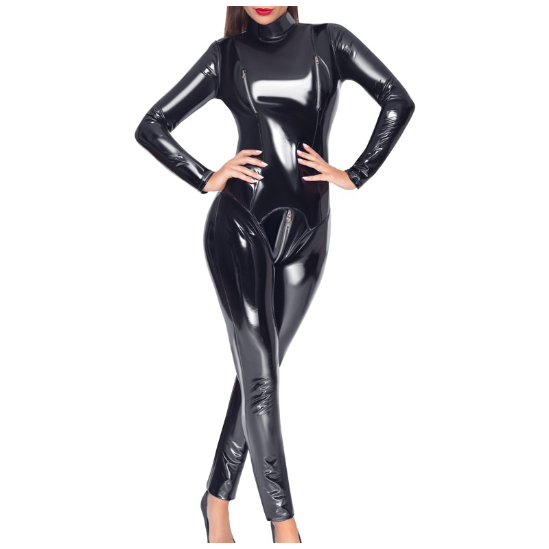 combinaison vinyl overall noire