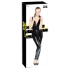 combinaison vinyl overall zip v noire 6
