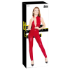 combinaison vinyl overall zip v rouge 5