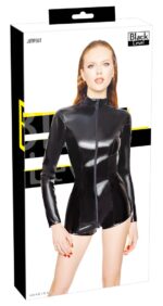 combinaison vinyl short noire 7