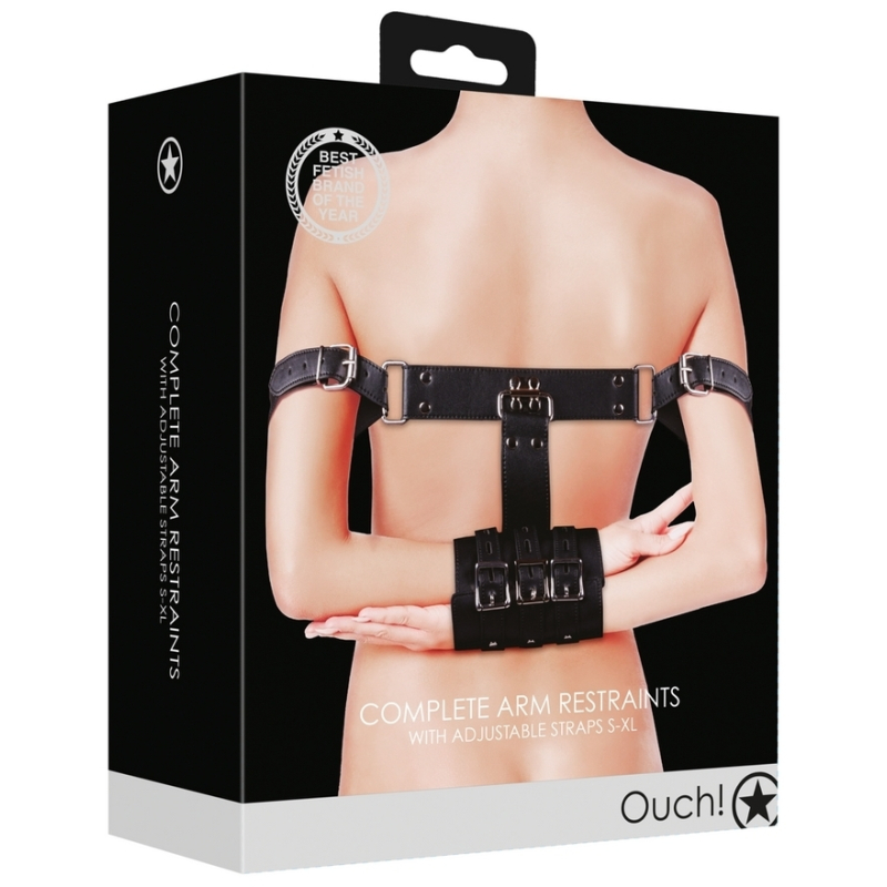 complete arm restraints black 1