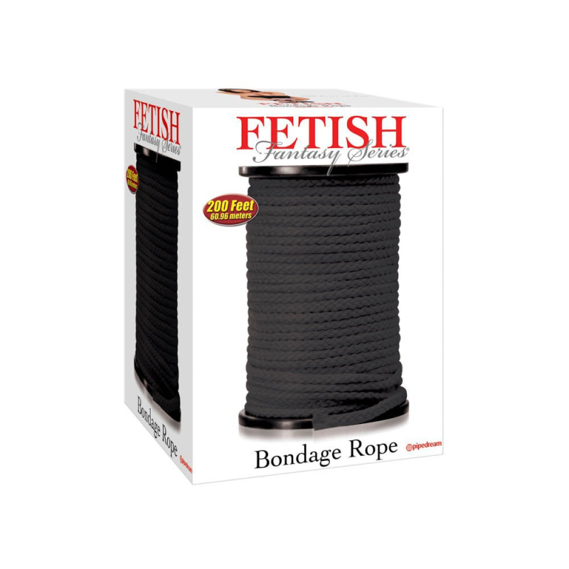 corde bondage 7mm x 61 metres noir 1