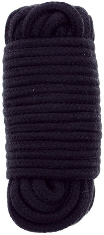 corde bondage fine 10 m noir