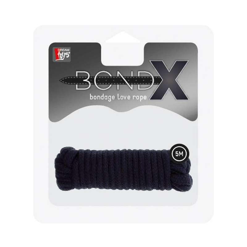 corde bondage fine 5m noir 1