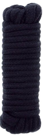 corde bondage fine 5m noir