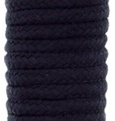 corde bondage fine 5m noir