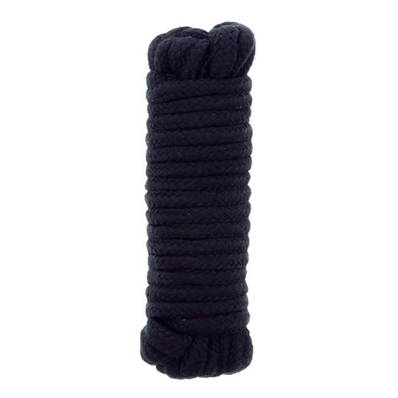 corde bondage fine 5m noir