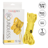 corde de bondage boundless 10m jaune 2