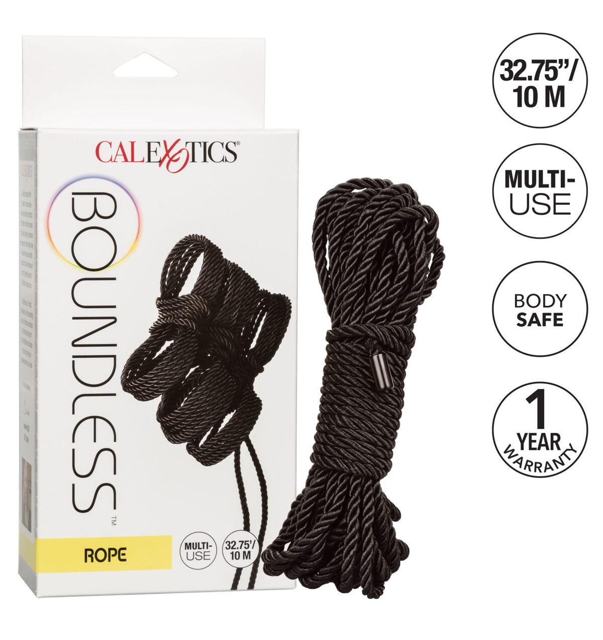 corde de bondage boundless 10m noire 4