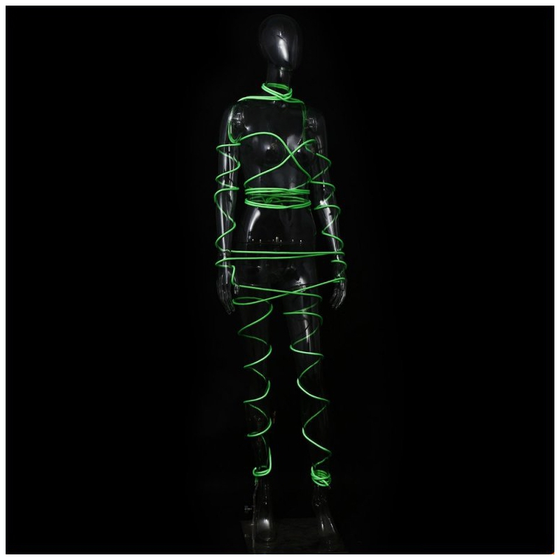 corde de bondage luminous 10m verte 3