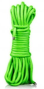 corde de bondage phosphorescente glow rope 10m