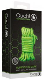 corde de bondage phosphorescente glow rope 5m 1