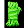 corde de bondage phosphorescente glow rope 5m 2