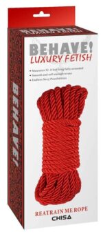 corde de bondage reatrain me rope 10m rouge 1