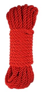 corde de bondage reatrain me rope 10m rouge