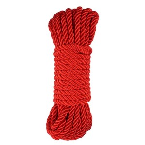 corde de bondage reatrain me rope 10m rouge