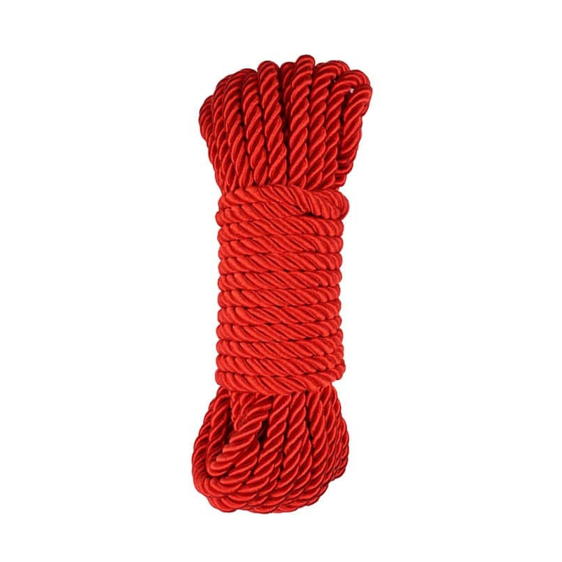 corde de bondage reatrain me rope 10m rouge