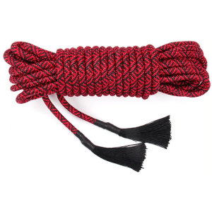corde de bondage scint 10m rouge