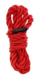 corde de bondage taboom 1m50 epaisseur 7mm rouge
