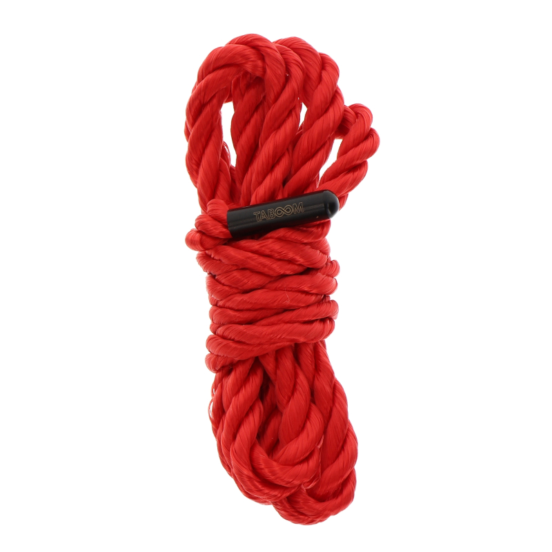 corde de bondage taboom 1m50 epaisseur 7mm rouge