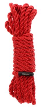 corde de bondage taboom 5m 7mm rouge