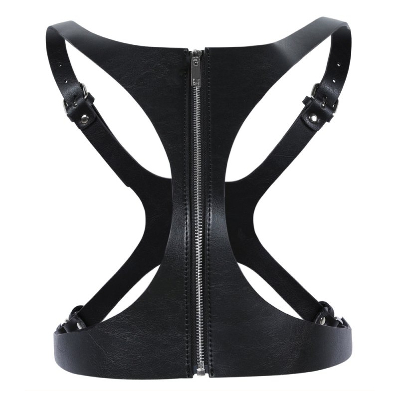 corset sm vinyle noir 1