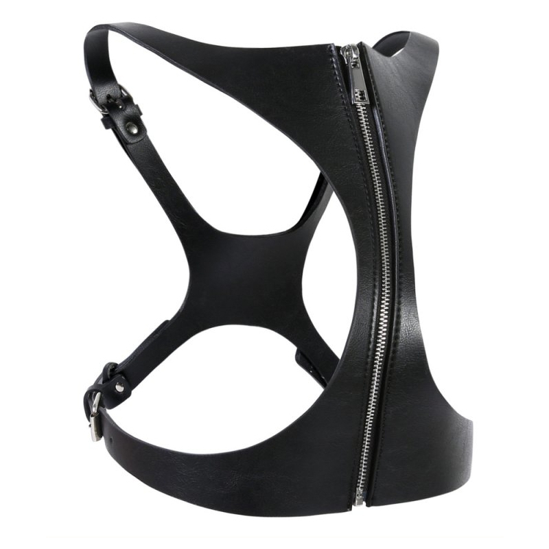 corset sm vinyle noir 2