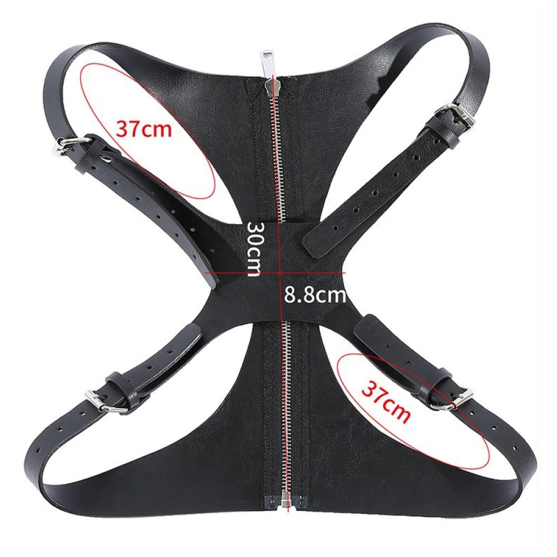 corset sm vinyle noir 3