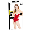 corset vinyl corsage rouge 5