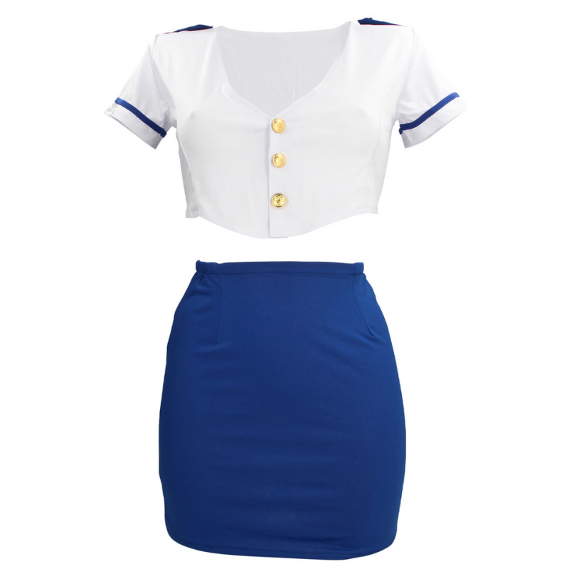 costume sexy d hotesse de l air stewardness s m 2