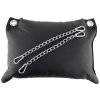 coussin en cuir 20 x 25cm chaines noir 1 scaled