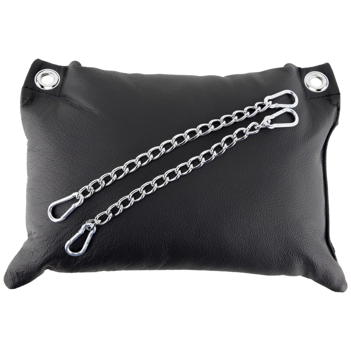 coussin en cuir 20 x 25cm chaines noir 1 scaled