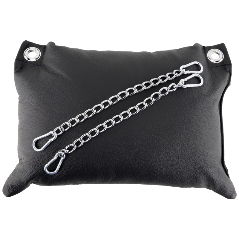 coussin en cuir 20 x 25cm chaines noir 1 scaled