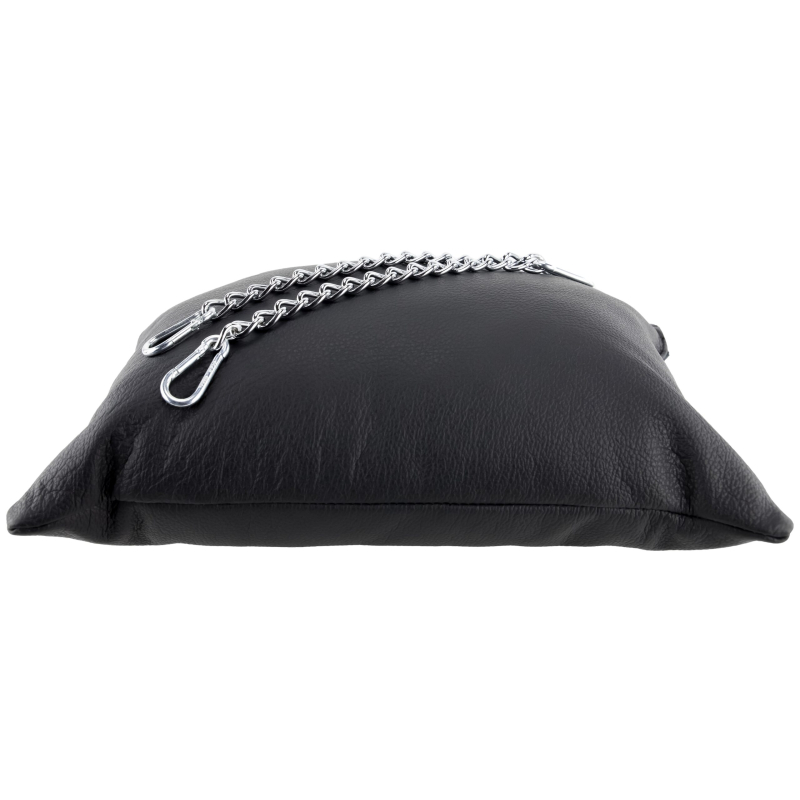 coussin en cuir 20 x 25cm chaines noir 2 scaled