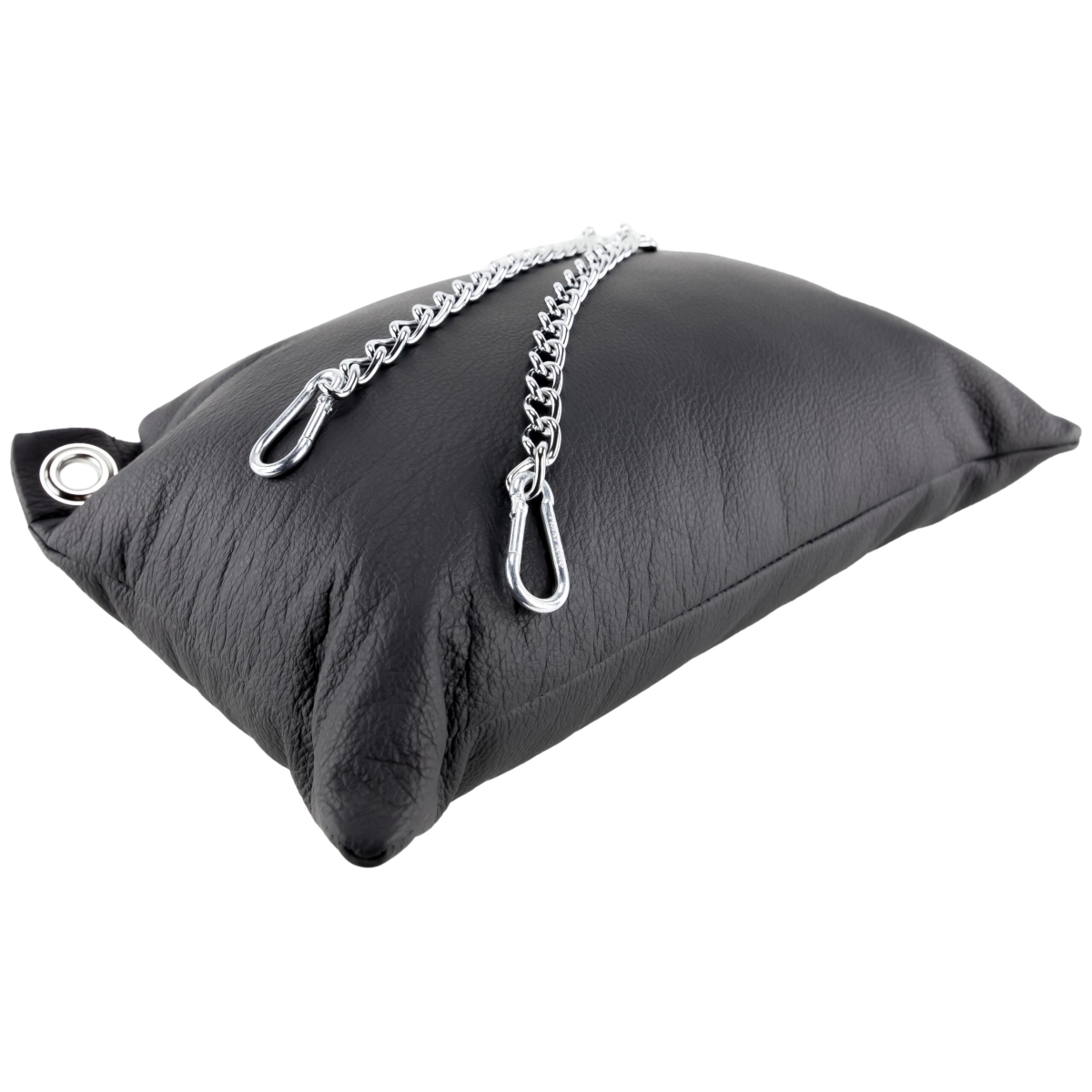 coussin en cuir 20 x 25cm chaines noir 3 scaled