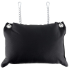 coussin en cuir 20 x 25cm chaines noir scaled