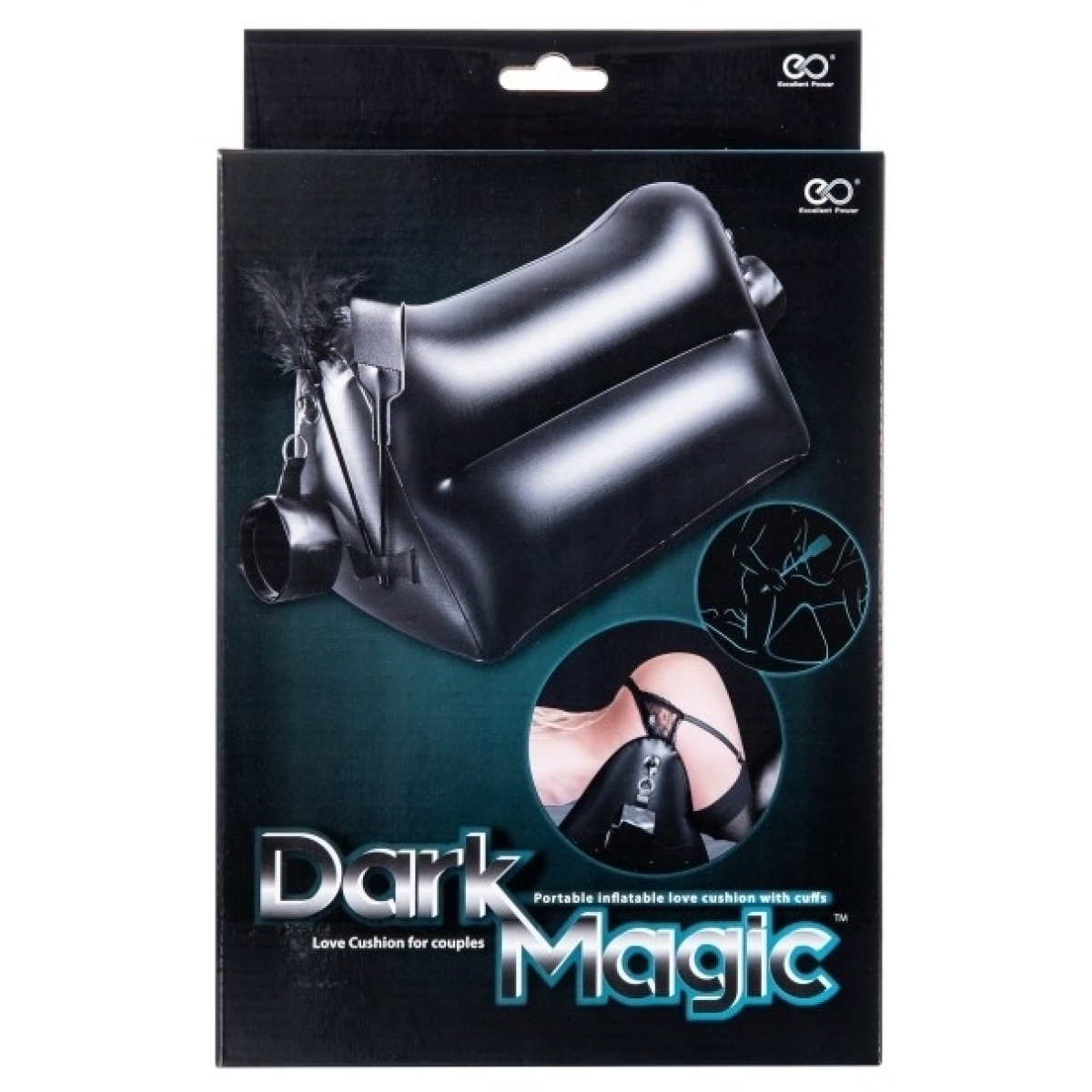 coussin gonflable dark magic 60 x 36cm 1